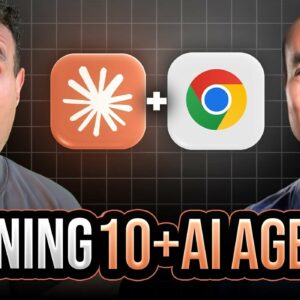 Running 10+ AI Agents Simultaneously Using Claude for Chrome (James Dooley Discusses with Dennis Yu)